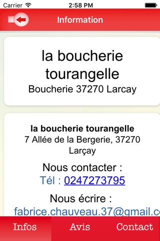 Boucherie Tourangelle screenshot 3