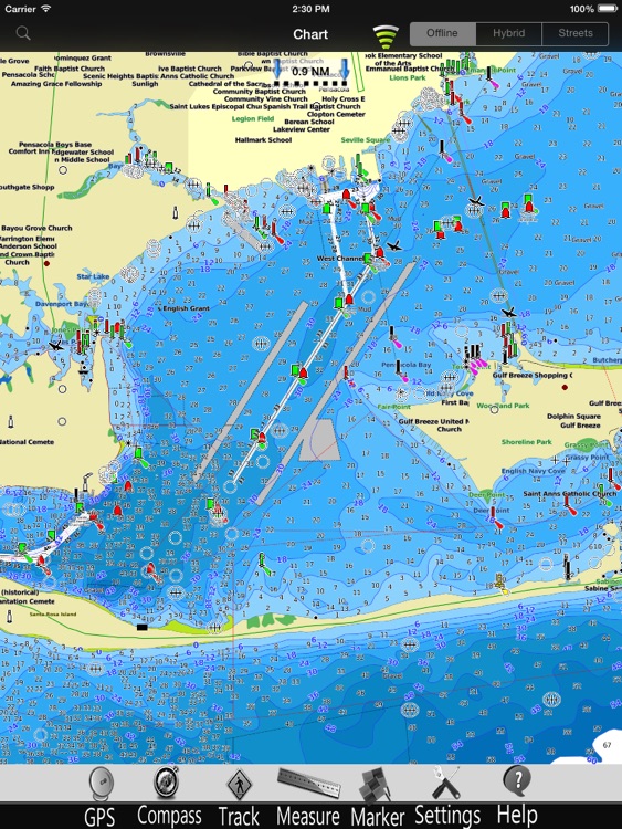 Alabama GPS Nautical Chart Pro