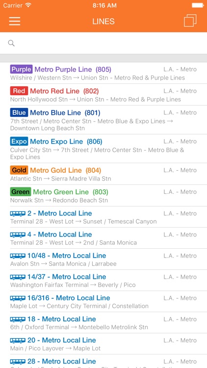 ezRide LA METRO - Transit Directions for Bus, Subway and Light Rail including Offline Planner screenshot-4