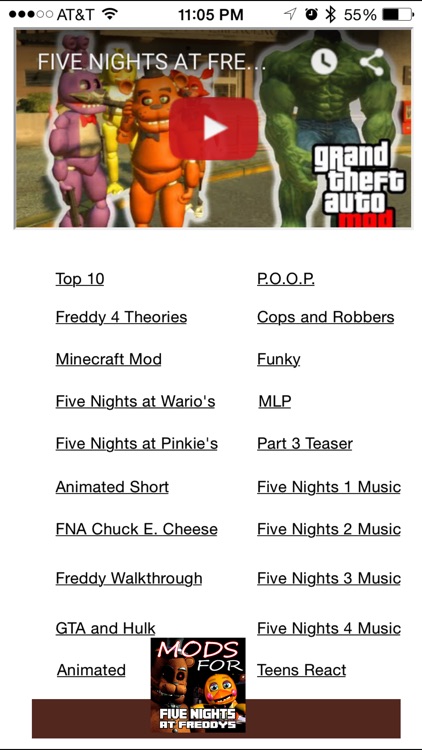 Mods for Five Nights at Freddys Games