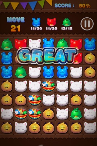 Pet Puzzle Match 3 Game screenshot 2