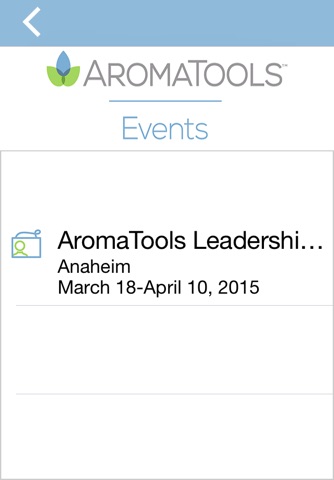 AromaTools Events screenshot 2