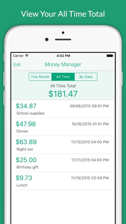Money Manager- Track Your Spending