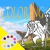 Coloring For Kids Inside Office For Prince Lion Edition