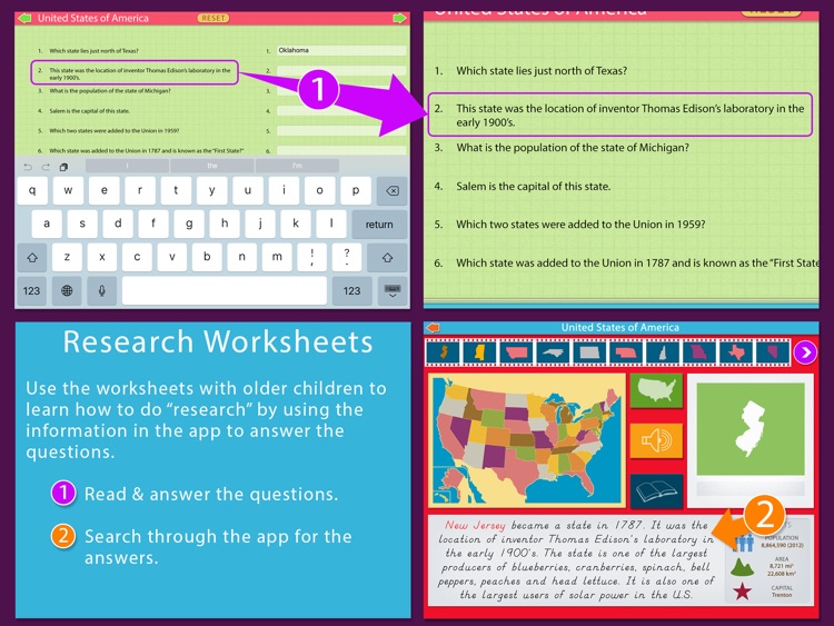 United States Of America LITE - A Montessori Approach To Geography screenshot-4