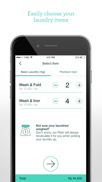 Taptopick - On-demand Laundry