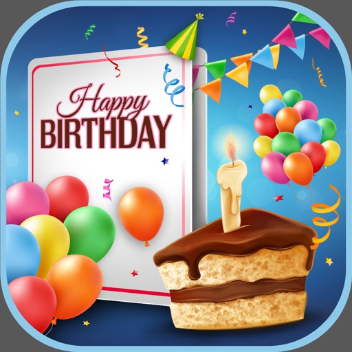 Birthday Greeting Card Designer – Make Funny e.Cards And Wish Everyone Happy B'Day icon