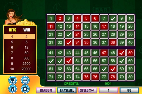 Aqua Casino Ultimate Keno Challenge Pro screenshot 2