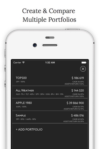 Backtest - Stock Asset Portfolio Analyser screenshot 3