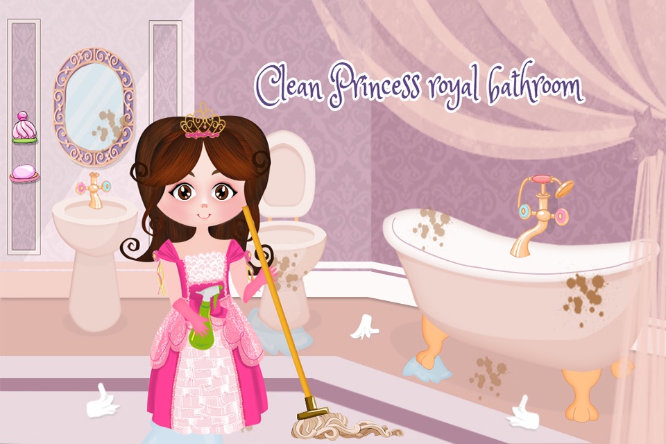 Little Princess Castle Cleanup - Dream Adventure Game screenshot 4