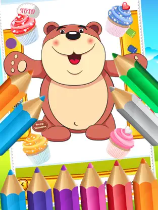 Imágen 5 Osito de peluche para colorear Dibujo Libro para Niños Juegos iphone