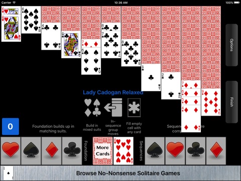Lady Cadogan Solitaire screenshot 3