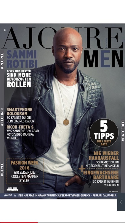 Ajoure MEN Magazin