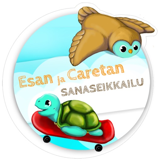 Esan ja Caretan sanaseikkailu iOS App