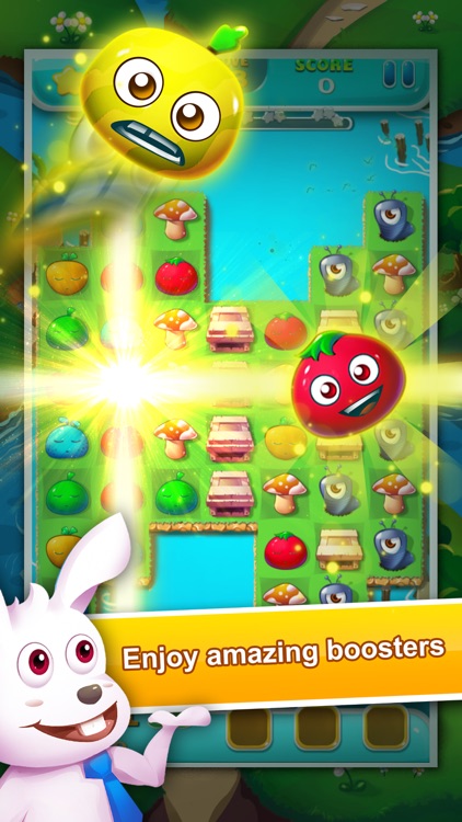 Fruit Splash Extreme: FREE Fruit Line Connect Match-3 Puzzle Game