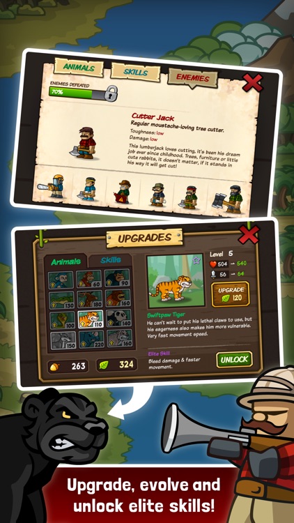Lumberwhack: Defend the Wild -Monkey Tower Defense screenshot-3