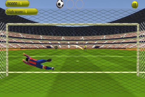 Free Kick Goalkeeper-Football Soccer Cup:Funny 3D Kicking Match It Game screenshot 4