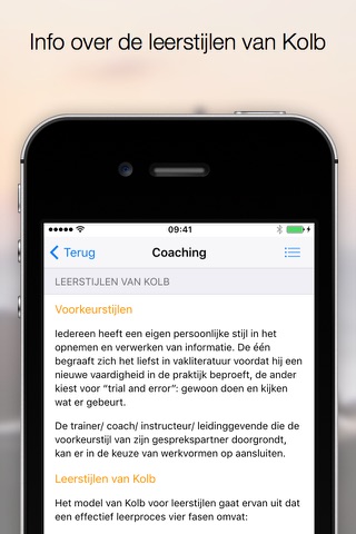 CoachingApp screenshot 2