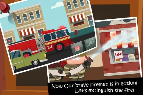 Brave Fireman - Fire Truck screenshot 2