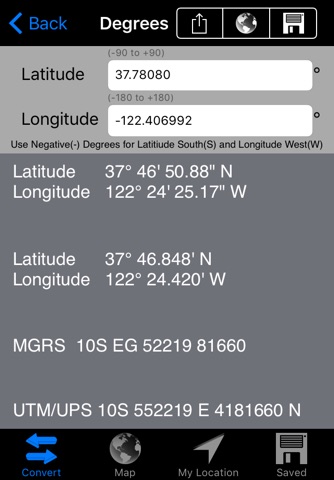 Coordinate System Converter screenshot 2