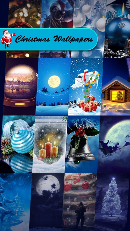 Christmas Wallpapers & Backgrounds Pro - Xmas Tree, Cards, Light & Santa Claus Retina Images