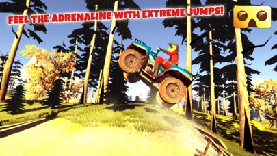 Screenshot #3 pour VR Quad Riding Game : Extreme Virtual Reality Games For Google Cardboard