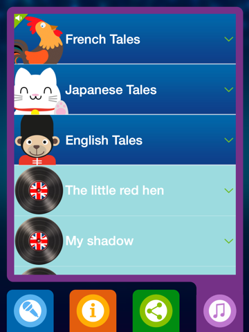 Baby night tales HD : stories and night lights for toddlers screenshot 2