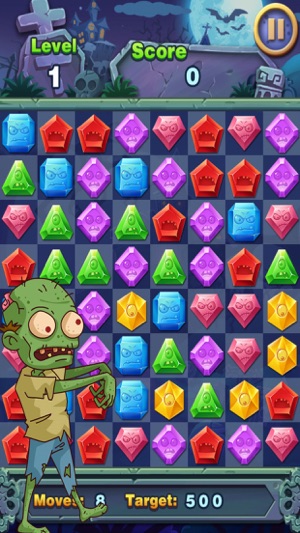 Jewels Attack Zombies - Magic Blender(圖2)-速報App