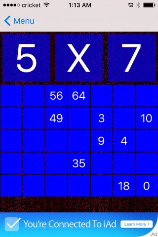 Math Tapper Free: Multiply and Find screenshot 3