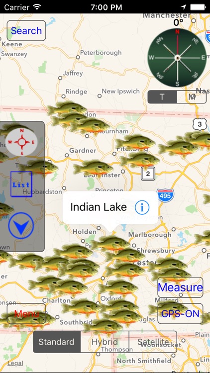 Massachusetts - Fishing Lakes