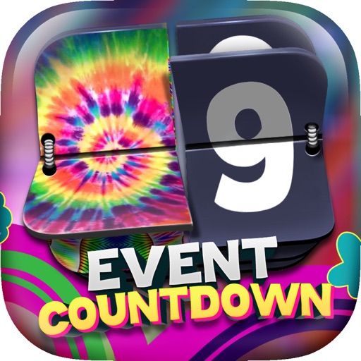 Event Countdown Fashion Wallpaper  - “ Trippy Hippie ” Pro icon