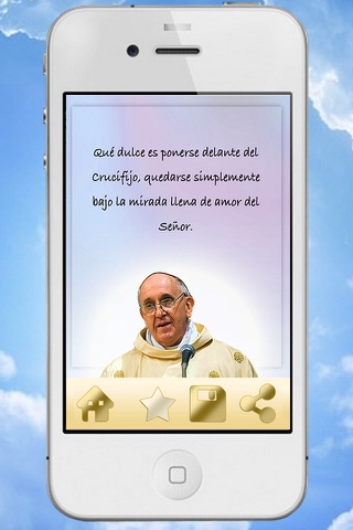 Phrases Pope Francisco I in Spanish catholic best quotations - Premium screenshot 4