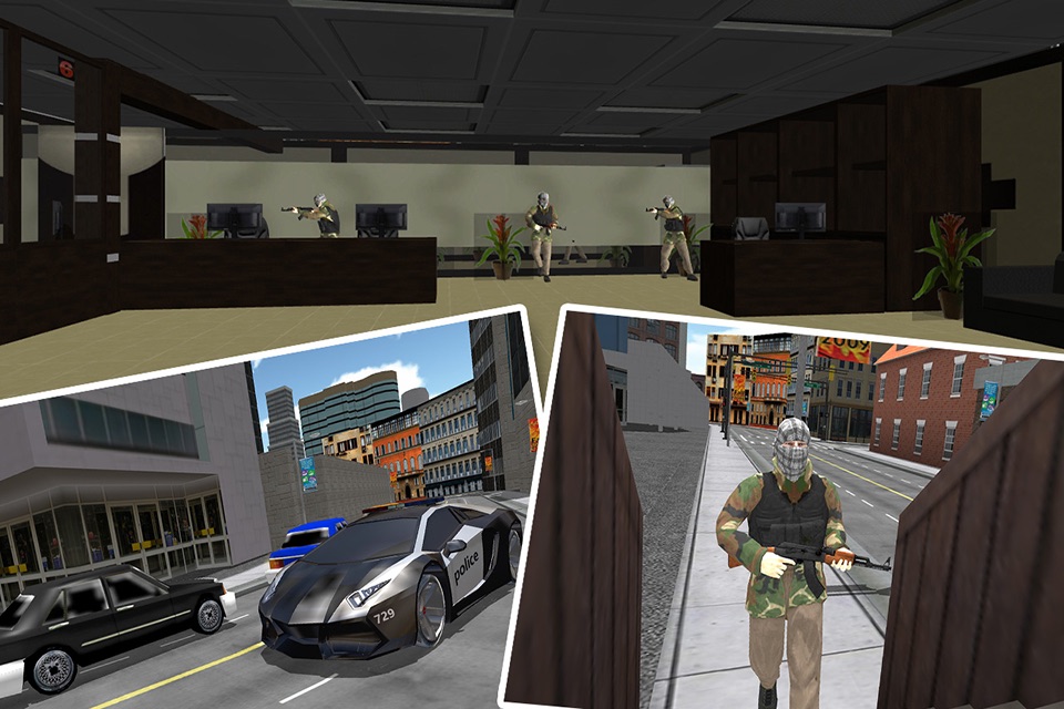 Las Vegas Police Officer Vs Bank Robbers 3D screenshot 4