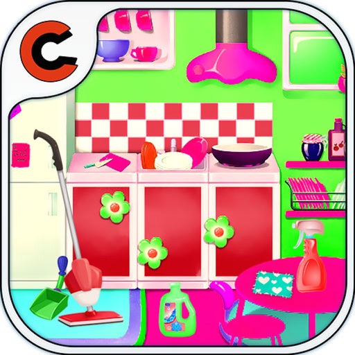 kitchen design and decoration icon