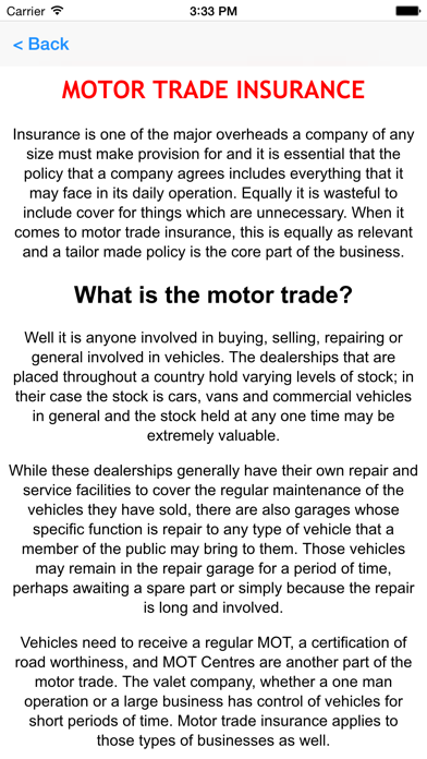 How to cancel & delete Motor Trade Insurance UK from iphone & ipad 4