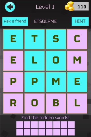 Unique Word Search Puzzle Pro - top brain training board game screenshot 2