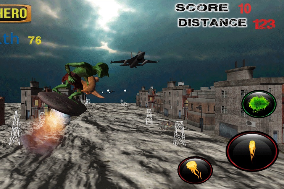 Orc Warrior Army Siege 3D - f22 raptor air to air strategy battle screenshot 4