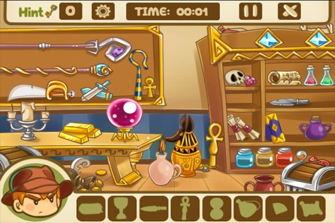 Mysterious Artifacts - Hidden Object HD Free screenshot 2