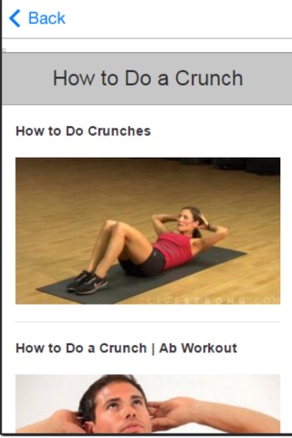 Abs Exercises - Learn the Ab Workouts and Core Exercises screenshot 3