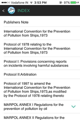 MARPOL 73/78 Consolidated 2015 screenshot 3