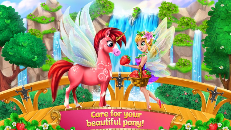 Princess Fairy Rush - Pony Rainbow Adventure screenshot-3