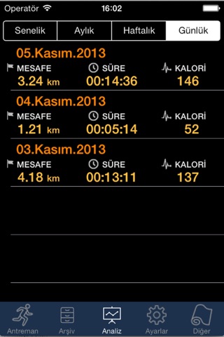 Koşu Defteri screenshot 2