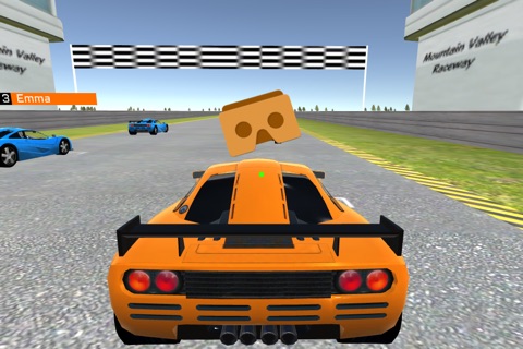 VR Car Racing 3D for Google Cardboard screenshot 2