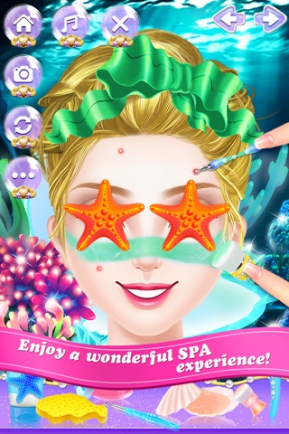 Mermaid Princess: Magic Beauty Salon -  Spa, Makeup & Makeover Game for Girls screenshot 4