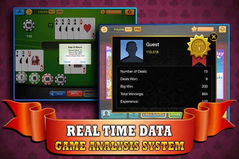 Blackjack 21 Royal - Play the most Famous Card Game in the Casino for FREE ! screenshot 3