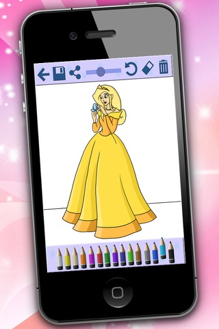 Paint Princesses for girls - Premium screenshot 2