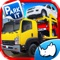 Test your driving skills and hit the road with 3 trucks hauling cargo  across an european city and find a parking spot in the industrial area