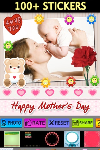 Mother's Day Frame + Sticker screenshot 3