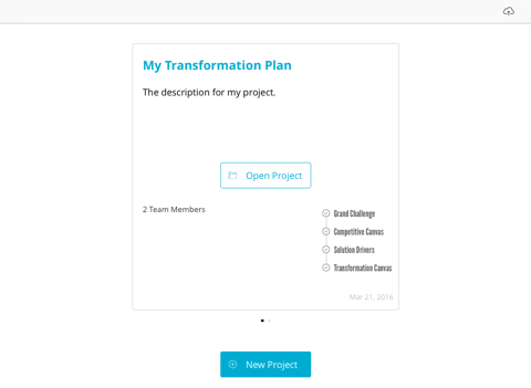 Transformation Canvas - Digitally reimagine your business screenshot 2