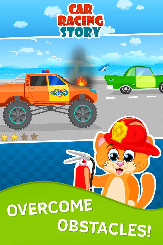 Car Racing for Toddlers and Kids under 6 Free with Animals screenshot 3